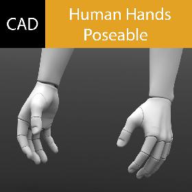 Solidworks Hands Poseable